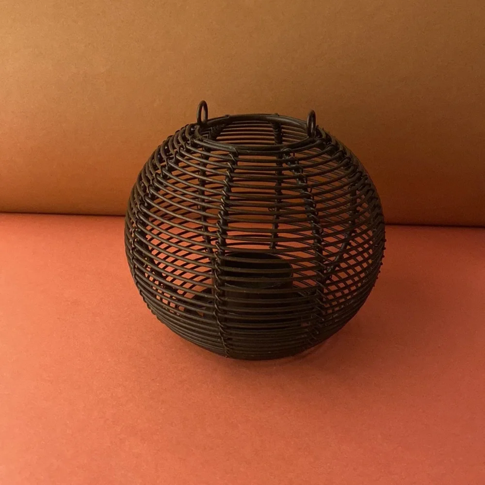 Crate & Barrel Tealight Holder free candle